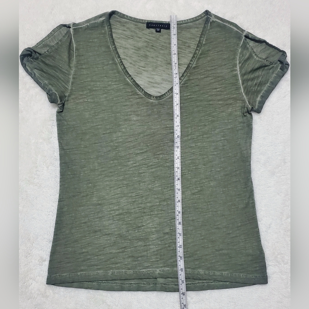 ♦️Sanctuary V-neck, twist sleeve cold Shoulder Tee♦️ - Picture 5 of 5